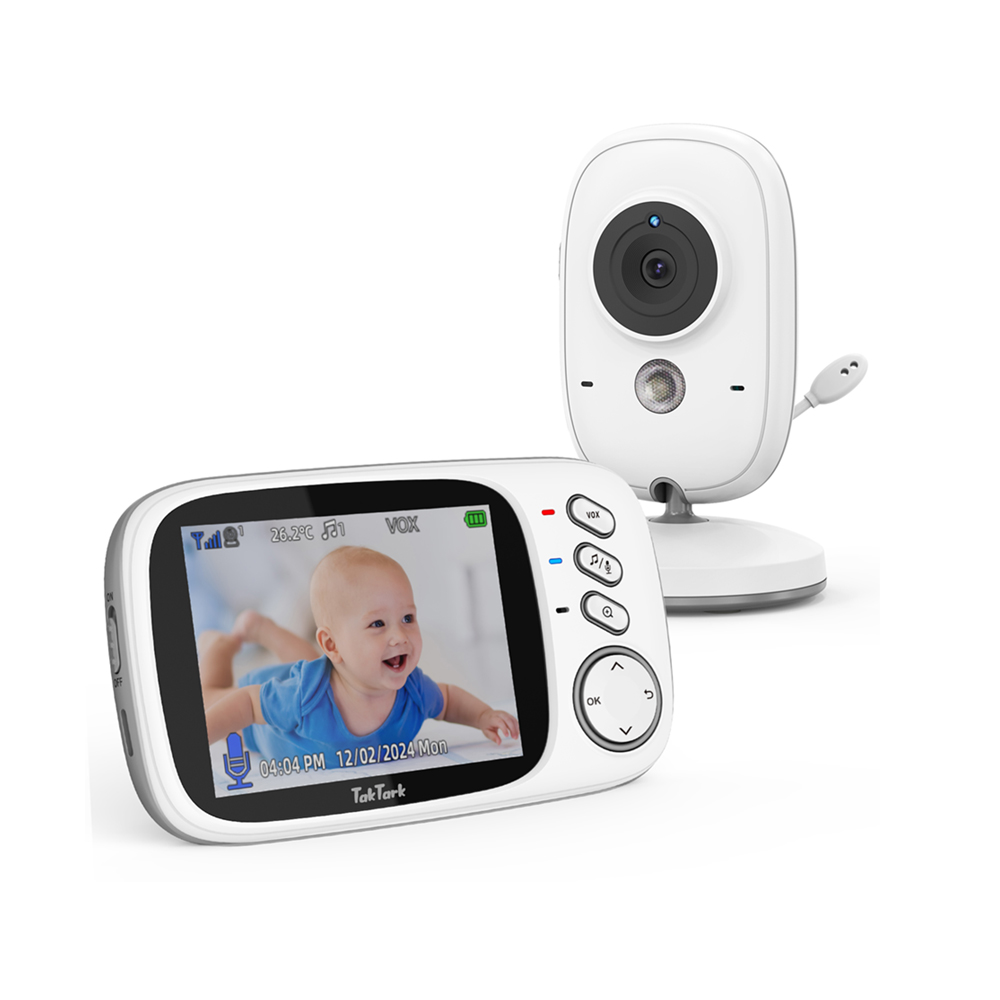 Baby Monitor Sensor - TakTark 3.2 Inch Wireless Video Baby