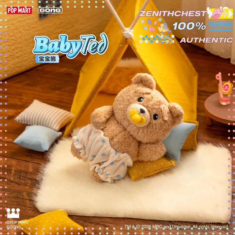 POPMART GONG Baby Ted Poseable - огляд і ціна Baby Products Teddy Bear