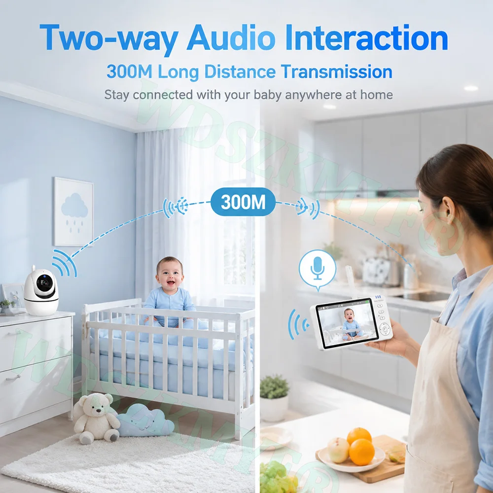 Baby Monitor 5inch With HD Cam - огляд і ціна Baby Monitor Sensor